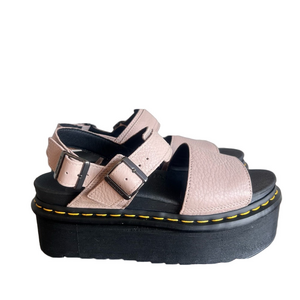 Dr. Marten Women's Voss Quad  Leather Strap Sandal Size 9 #587A